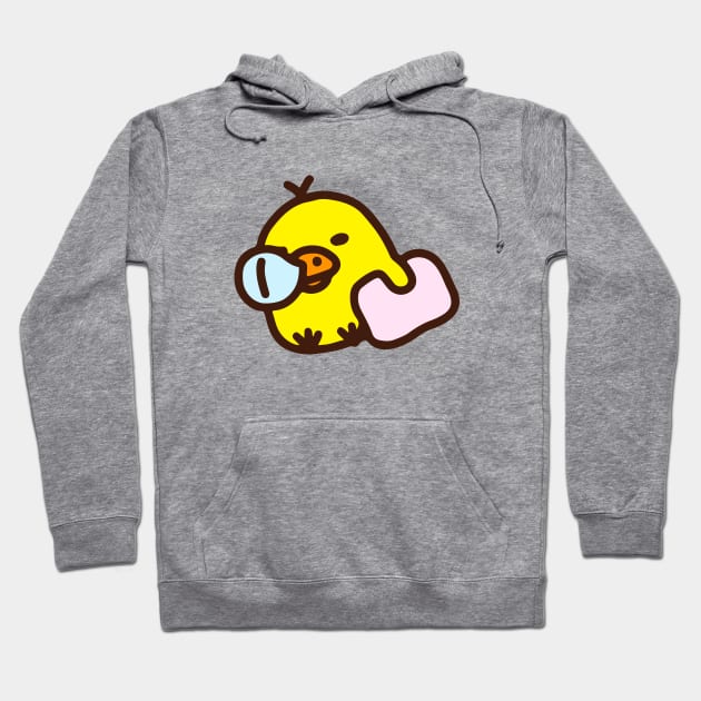 Rilakkuma Kiiroitori Sleepy Hoodie by yevomoine